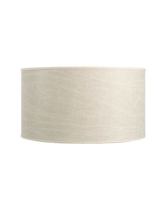 Cylinder lampskärm leather cream OUTLET