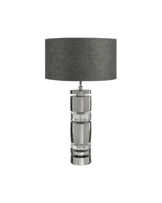 Armando plexi bordslampa svart nickel