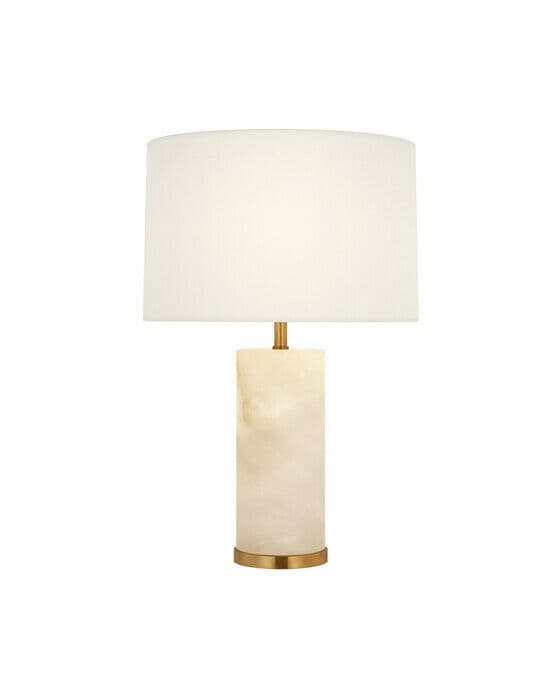 Lineham 16" portabel bordslampa alabaster