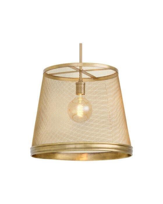 Colindale taklampa vintage mässing