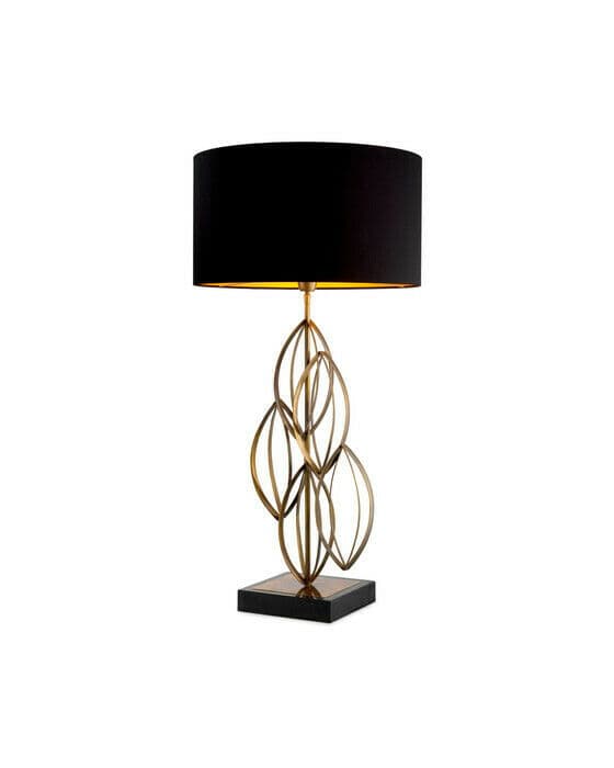 Bellamont bordslampa vintage mässing