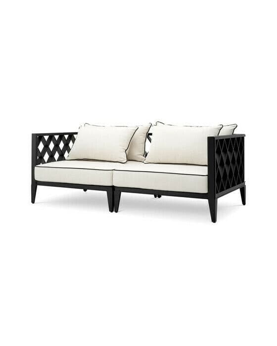 Ocean Club soffa 2-sits svart