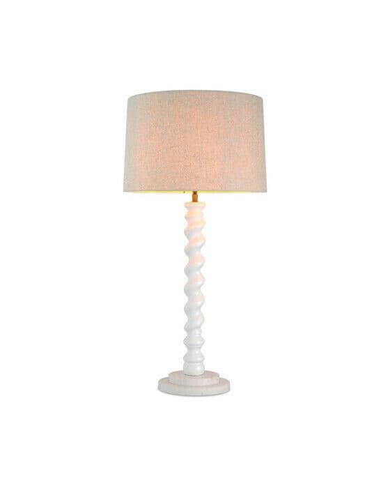 Massimo bordslampa piano white