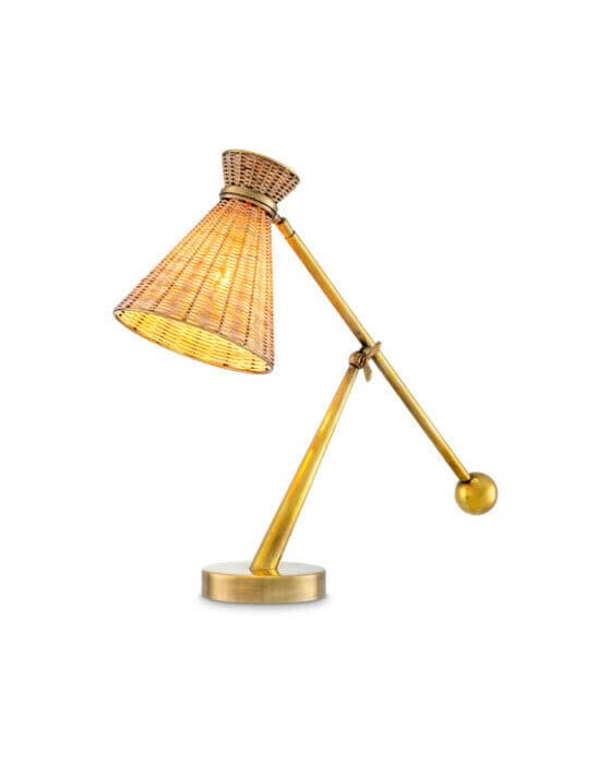 Kon Tiki bordslampa beige