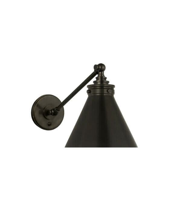 Parkington vägglampa brons