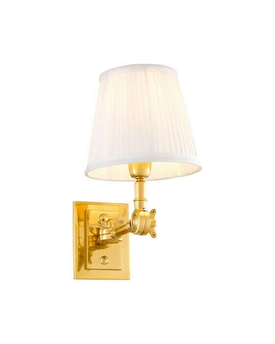Wentworth vägglampa guld/vit