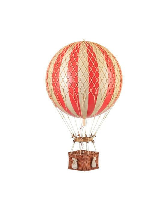 Jules Verne luftballong röd