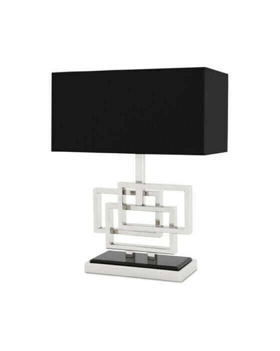 Windolf bordslampa nickel