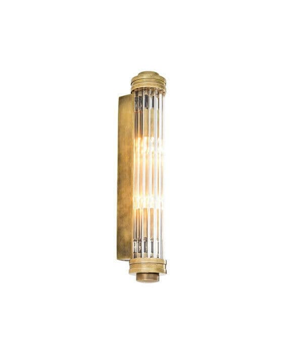 Gascogne vägglampa mässing