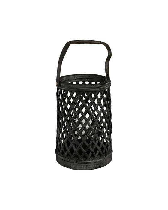 Bamboo lykta svart