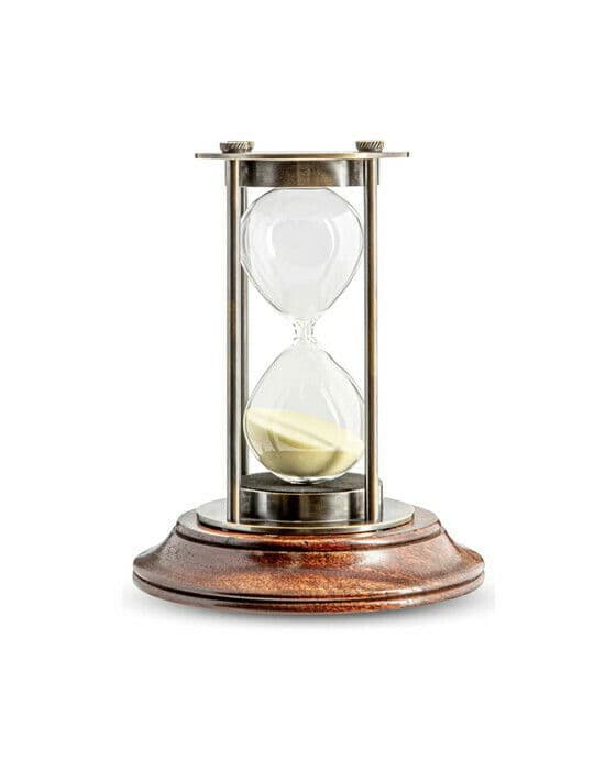 Timglas 30 minuter brons
