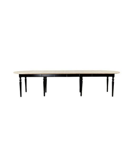 Corsica matbord ek/svart OUTLET