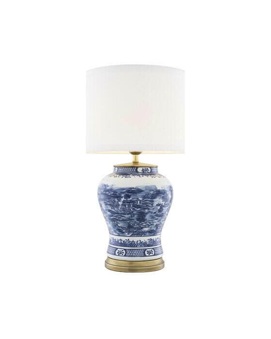 Bordslampa Chinese Blue