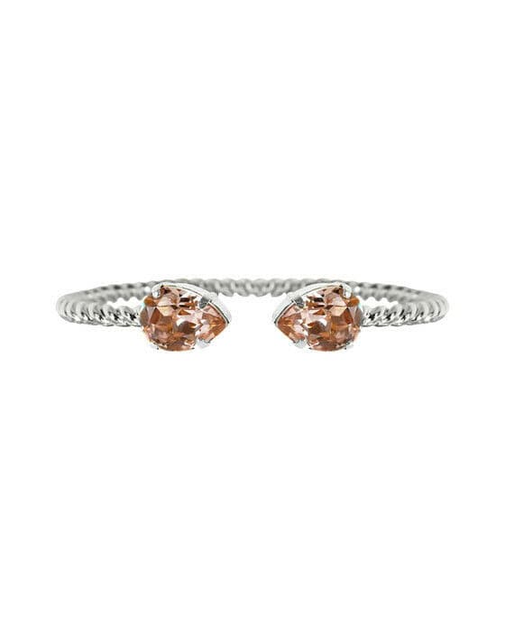 Mini Drop armband vintage rose rhodium