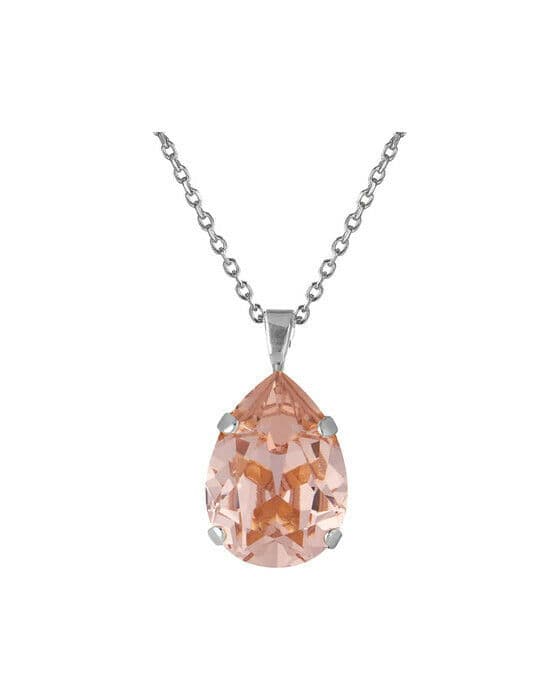 Mini Drop halsband vintage rose rhodium