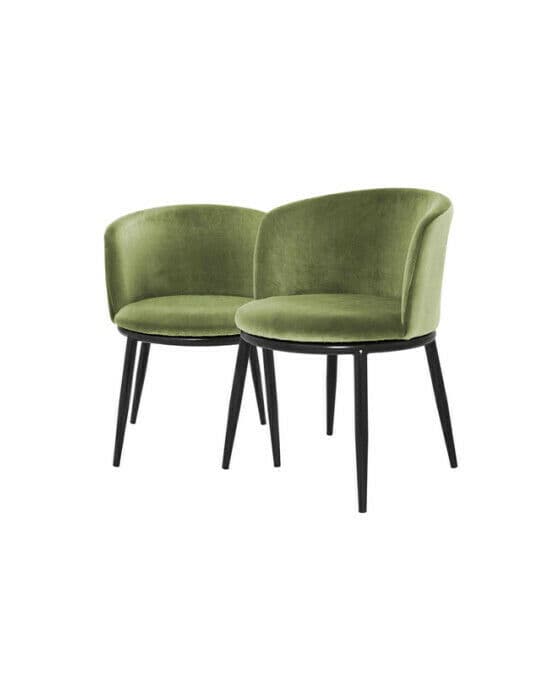Filmore matstolar cameron light green 2-pack