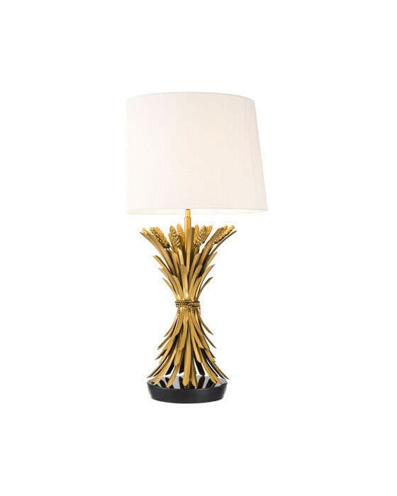 Bonheur bordslampa guld
