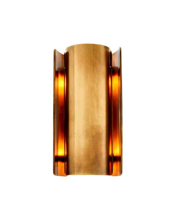 Verge vägglampa vintage mässing