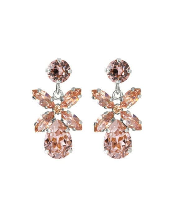 Mini Dione örhängen vintage rose rhodium