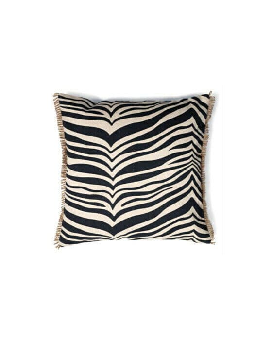 Zebra kudde svart