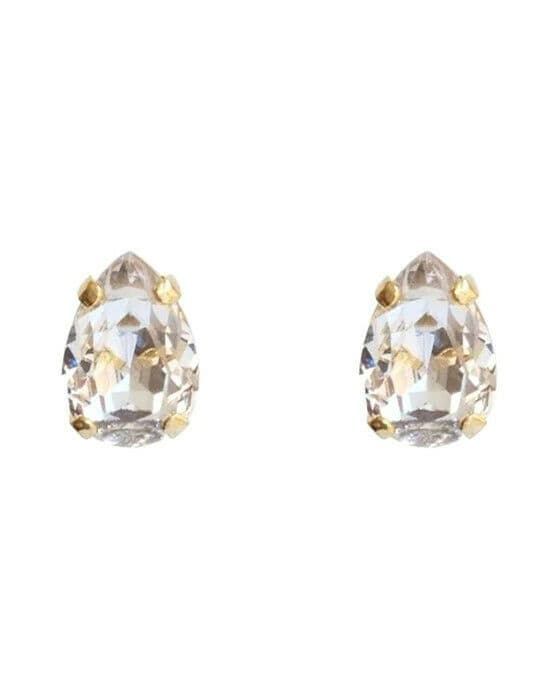 Petite Drop Stud örhängen crystal