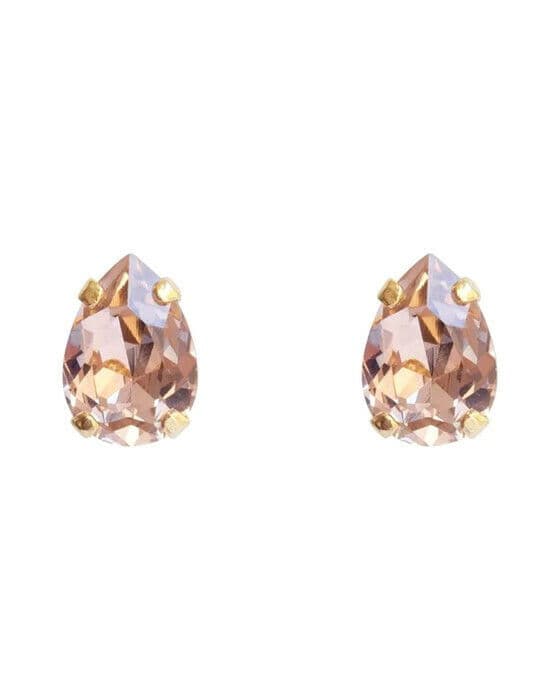 Petite Drop Stud örhängen vintage rose