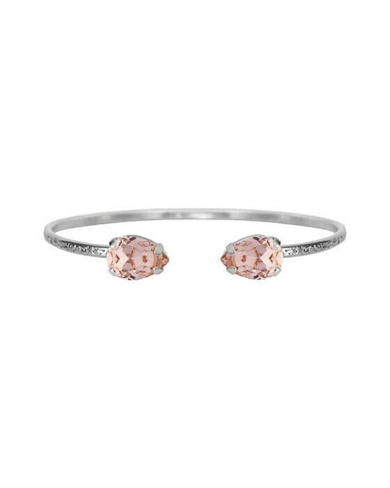 Petite Drop armband vintage rose rhodium
