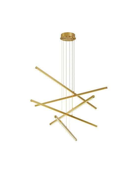 Kimpton taklampa mässing