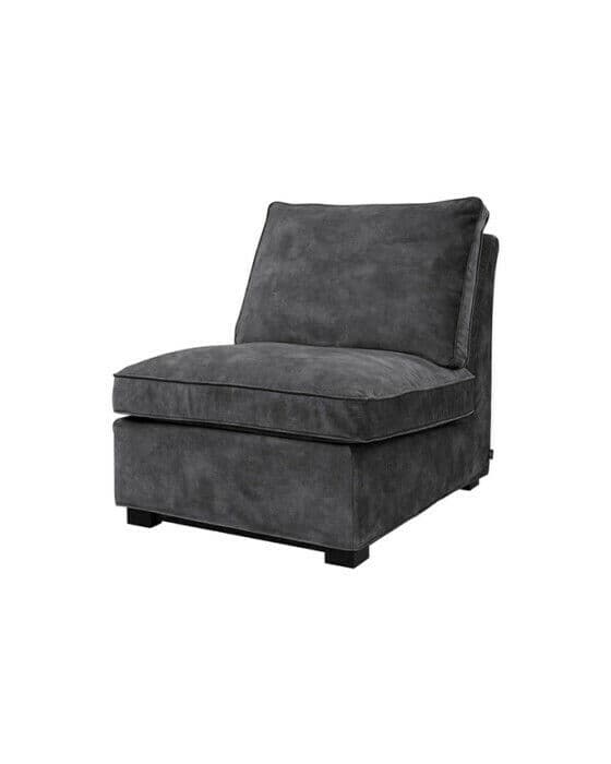 Town fåtölj avanna dark grey