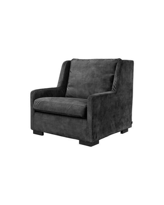 Dover fåtölj dark grey