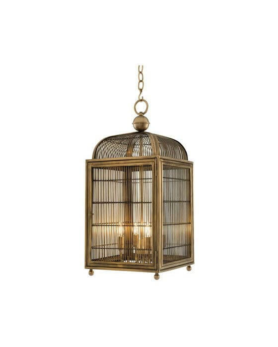 Falcon taklampa mässing OUTLET