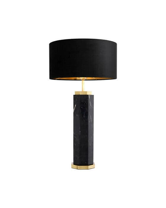 Newman bordslampa svart