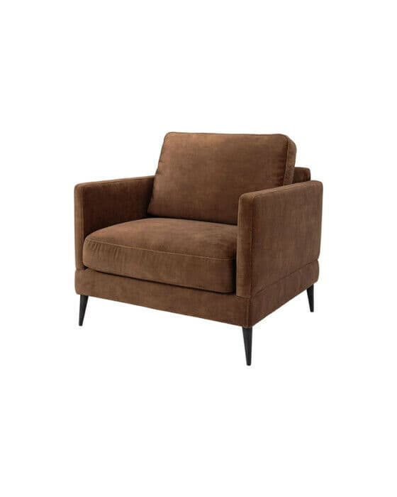 Andorra fåtölj velvet hazel