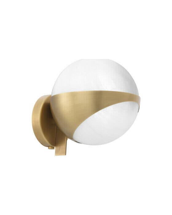 Wilson vägglampa mässing