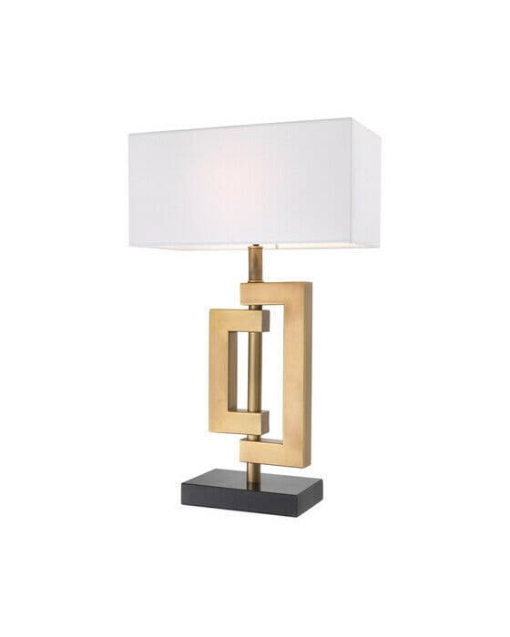 Leroux bordslampa mässing