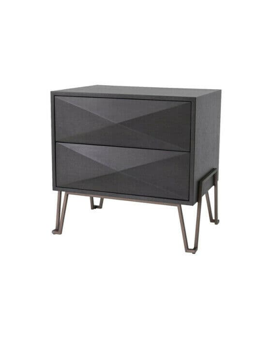 Highland sängbord charcoal