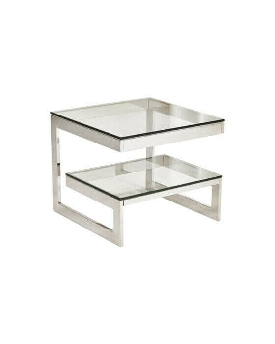 Gamma sidobord silver OUTLET