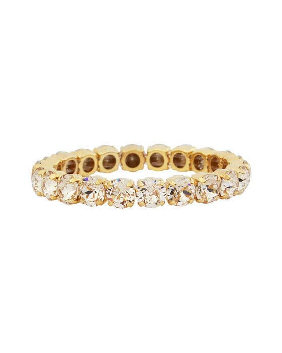 Gia Stud armband light silk