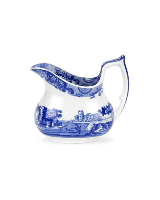 Blue Italian mjölkkanna blå/vit