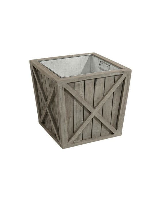 Creek Plant planteringskruka charcoal teak