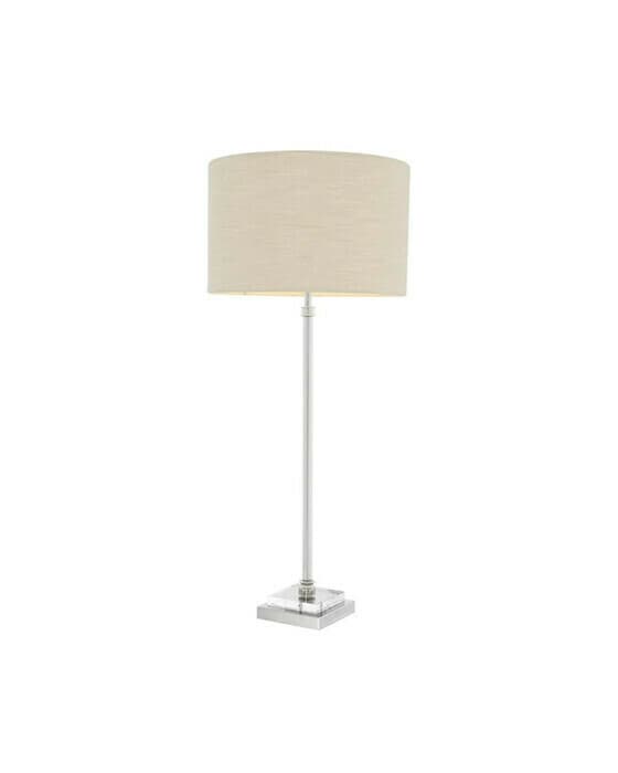 Emmanuel bordslampa nickel OUTLET