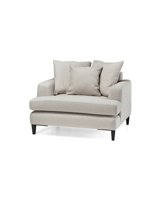 Los Angeles fåtölj 1,5-sits sand