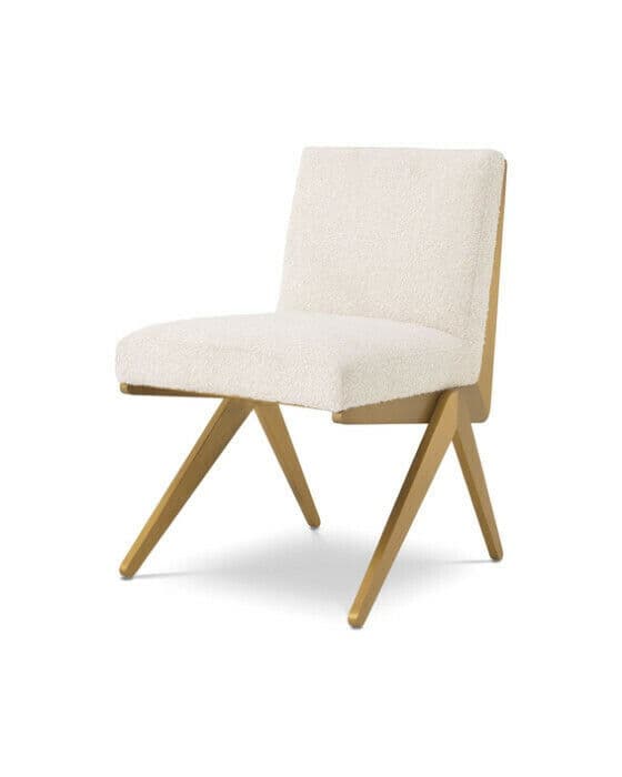 Fico stol bouclé cream