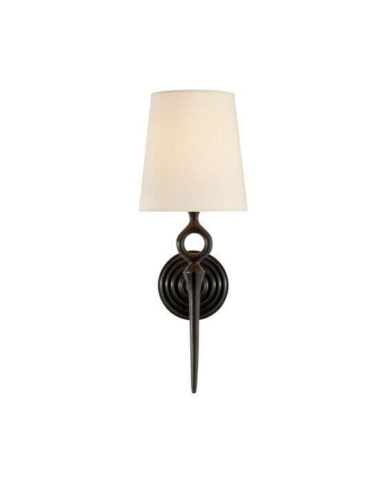 Bristol vägglampa svart
