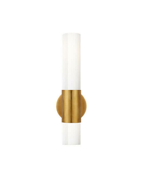 Penz Cylindrical vägglampa antik mässing