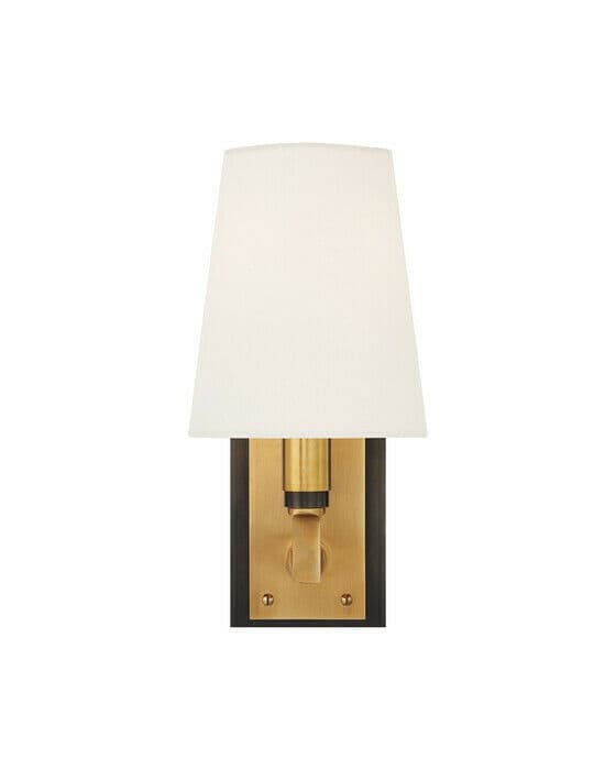 Watson vägglampa brons