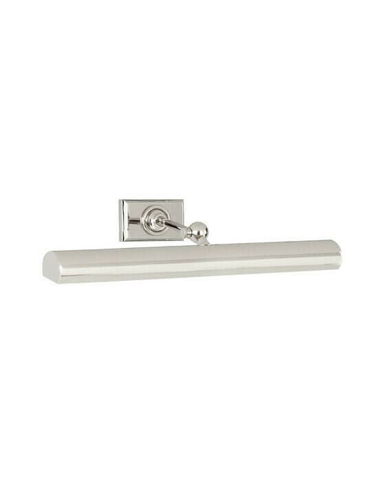 18"" Cabinet Maker"'s tavelbelysning nickel