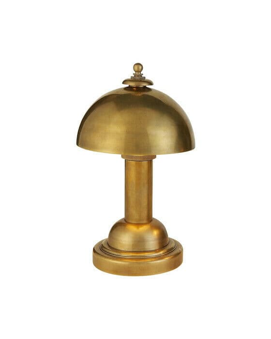 Totie bordslampa antik mässing