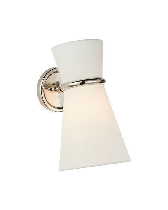Clarkson vägglampa nickel