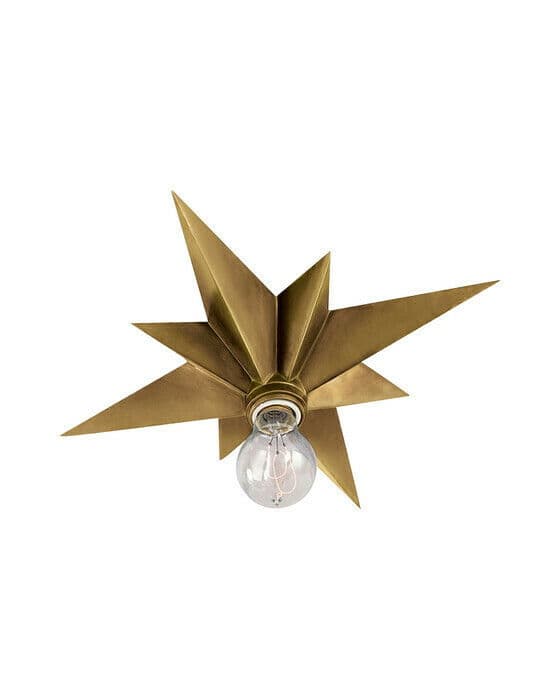 Star plafond antik mässing
